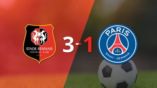 Liga de Francia: PSG fue derrotado por Stade Rennes con un marcador de 3-1