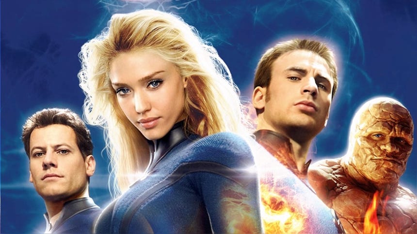 Ioan Gruffudd, Jessica Alba, Chris Evans y Michael Chiklis protagonizaron Los cuatro fantásticos.