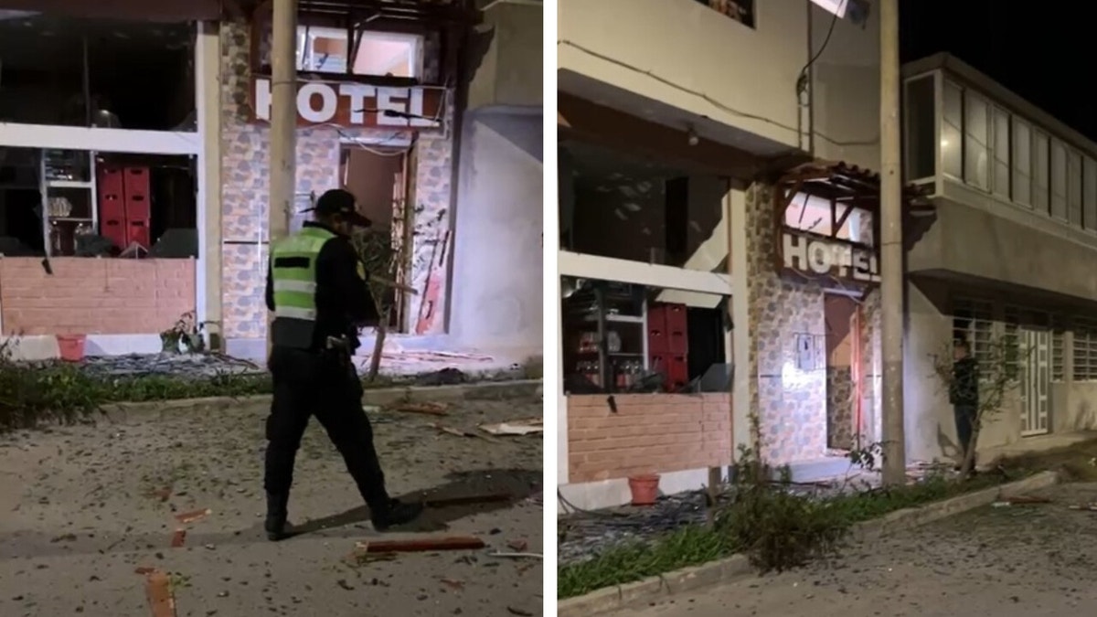 Huaura: delincuentes detonaron artefacto explosivo en puerta de un hotel en Végueta