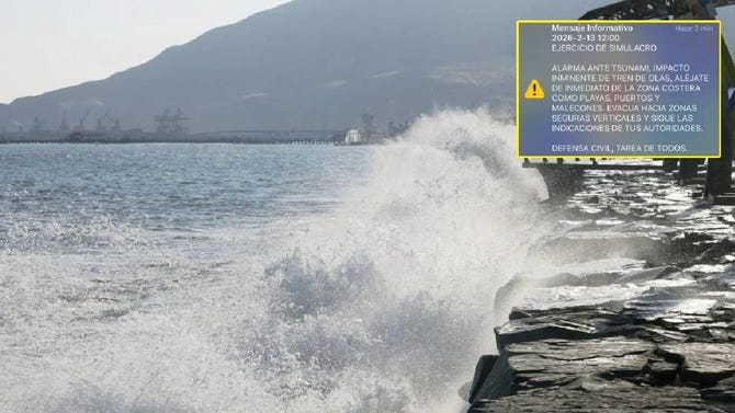 ¿Tu teléfono sonó? Usuarios fueron notificados de ejercicio de simulacro ante la llegada de un tsunami
