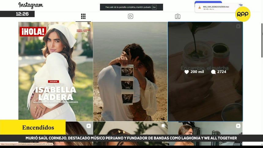 Hugo García e Isabella Ladero