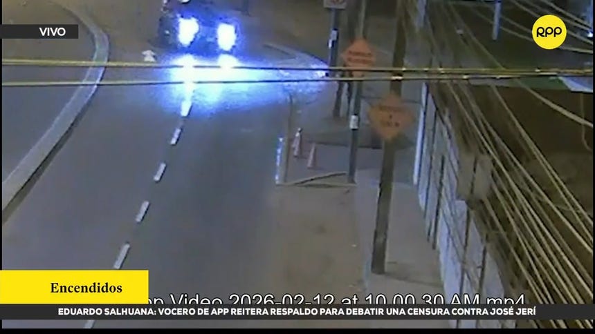 Laura Spoya: así fue el choque protagonizó la modelo y presentadora en Surco