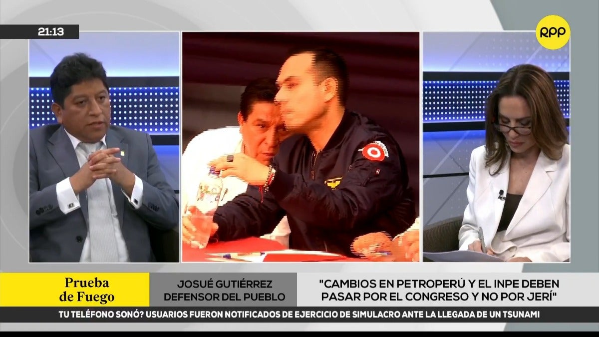 Defensor del Pueblo sobre caso José Jerí: 