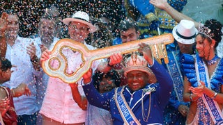 El Rey Momo recibe las llaves de Río y da inicio a las Fiestas del Carnaval 2026 [FOTOS]