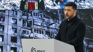 Volodímir Zelenski en Múnich: 