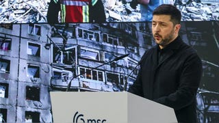 Volodímir Zelenski en Múnich: 