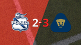 Liga MX: Pumas UNAM logra una emocionante victoria  por 3 a 2 sobre Puebla