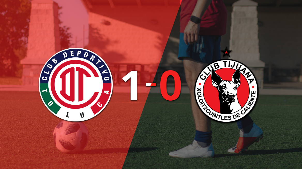Liga MX: Tijuana no pudo con Toluca FC y cayó 1-0