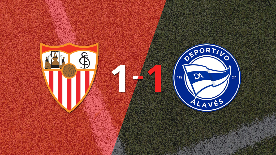 LaLiga EA Sports: Sevilla y Alavés empataron 1 a 1