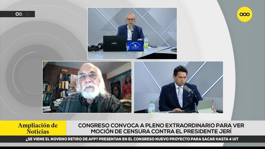 César Delgado-Guembes, exoficial mayor del Congreso y especialista en derecho parlamentario. 
