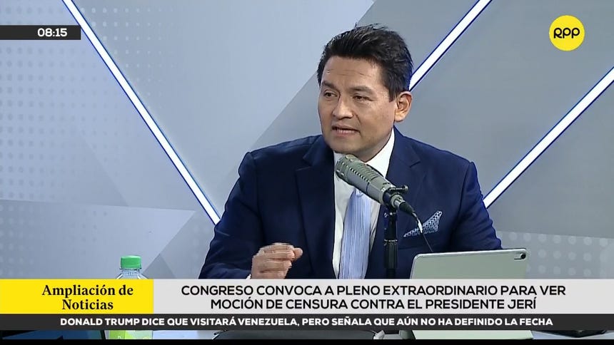  Alejandro Rospigliosi, bogado especialista en derecho constitucional. 