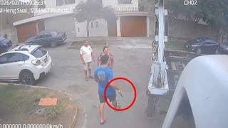 Hombre amenazó con un cuchillo a una fiscalizadora edil en La Molina [VIDEO]