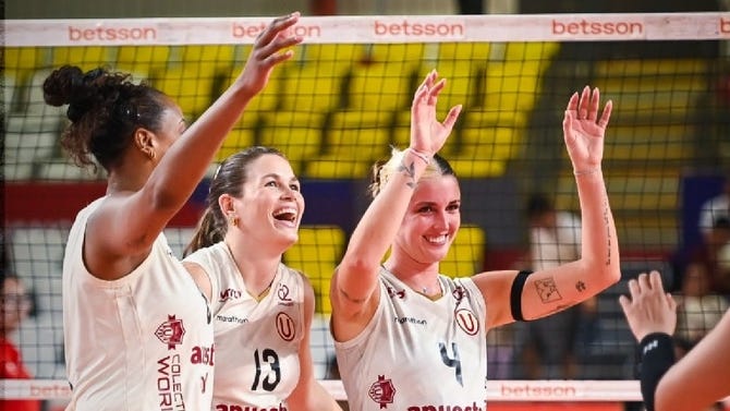 Se recuperó: Universitario venció 3-0 a Circolo Sportivo por la Liga Peruana de Vóley