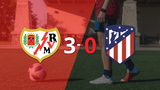 LaLiga EA Sports: Rayo Vallecano fue contundente y goleó 3-0 a Atlético de Madrid