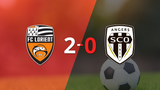 Liga de Francia: Lorient marcó dos veces en la victoria ante Angers en el estadio Stade du Moustoir