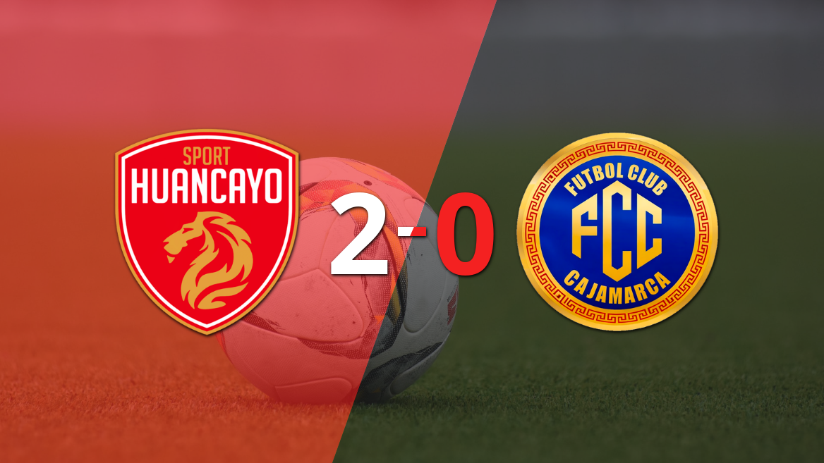 Liga 1: Sport Huancayo le ganó con claridad a FC Cajamarca por 2 a 0
