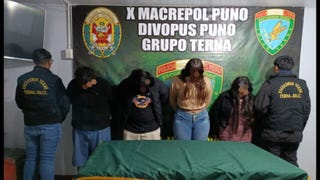 PNP desarticula a 'Los Babys de Melgar' en Puno: cuatro jóvenes detenidos tras intento de fuga por robo