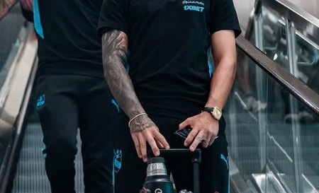 El cuadro rimense arribó a la ciudad de Pedro Juan Caballero tras un vuelo chárter.