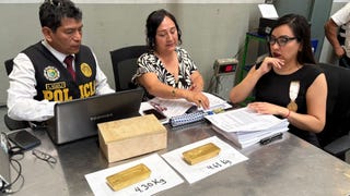 Fiscalía inmoviliza dos barras de oro valorizadas en más de 3.5 millones de soles que se iban a exportar a Miami