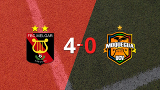 Liga 1: Melgar le pasó por encima 4-0 a Deportivo Moquegua con doblete de Bernardo Cuesta