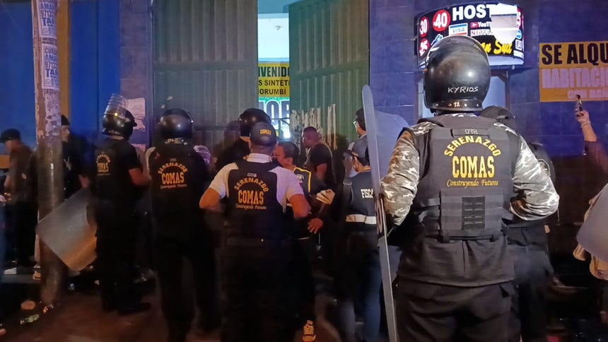 Tras el hecho, la Municipalidad de Comas estableció la clausura del establecimiento clandestino.