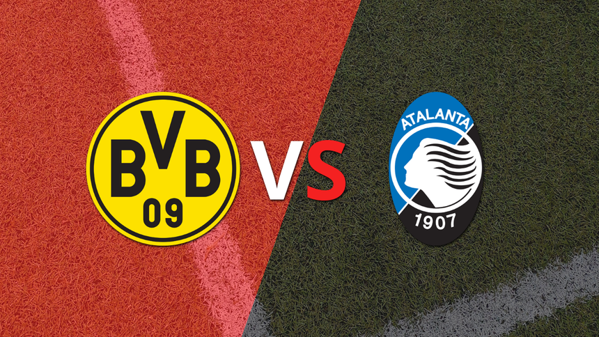 Borussia Dortmund se enfrenta ante la visita Atalanta por la llave 4
