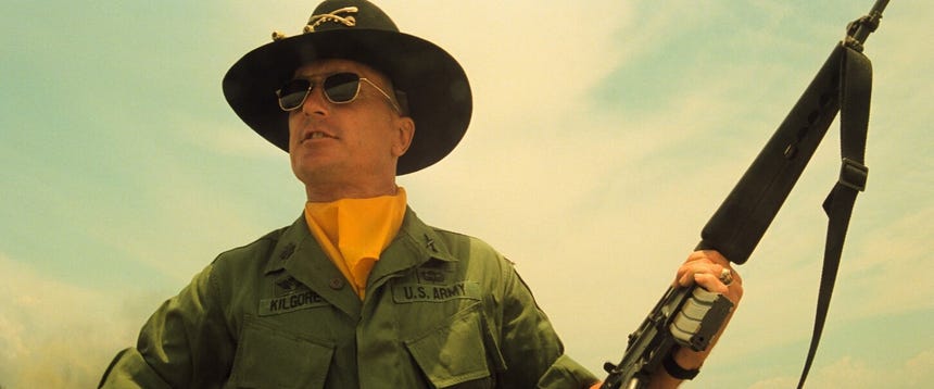 Robert Duvall en una escena de 'Apocalypse Now' (1979).
