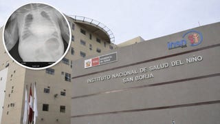 Bebé con cardiopatía es trasladado al Instituto Nacional de Salud del Niño San Borja