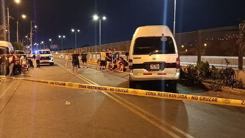 El crimen ocurrió a la altura de la cuadra 13 de la avenida Morales Duárez.