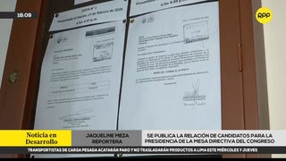 Oficialía Mayor publicó la relación de candidatos para le presidencia de la Mesa Directiva del Congreso