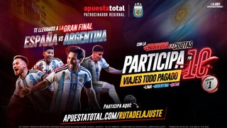 ¡Apuesta Total te lleva a la gran final España vs Argentina en Qatar!