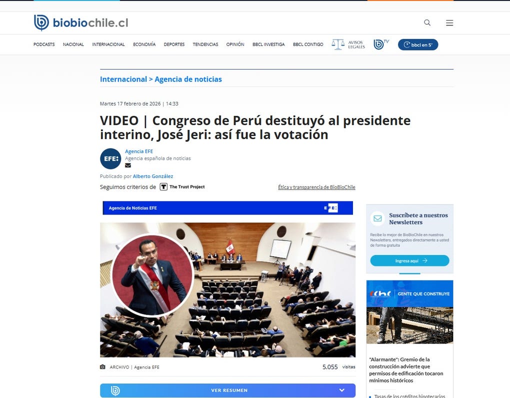 Portada de BioBioChile.