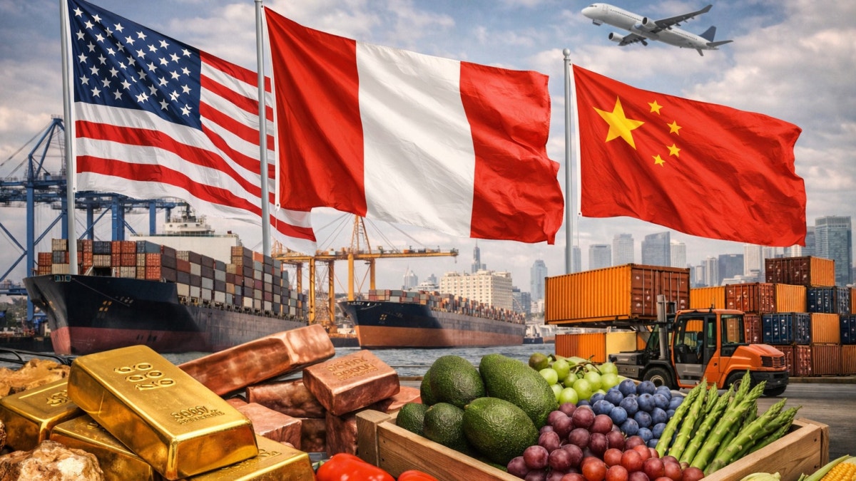 Comercio exterior peruano cerró 2025 con superávit récord: ¿Cuál es el peso de EE.UU. y China?