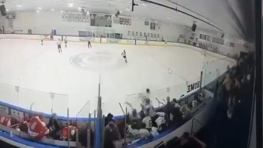 Tiroteo durante partido de hockey en Estados Unidos. 
