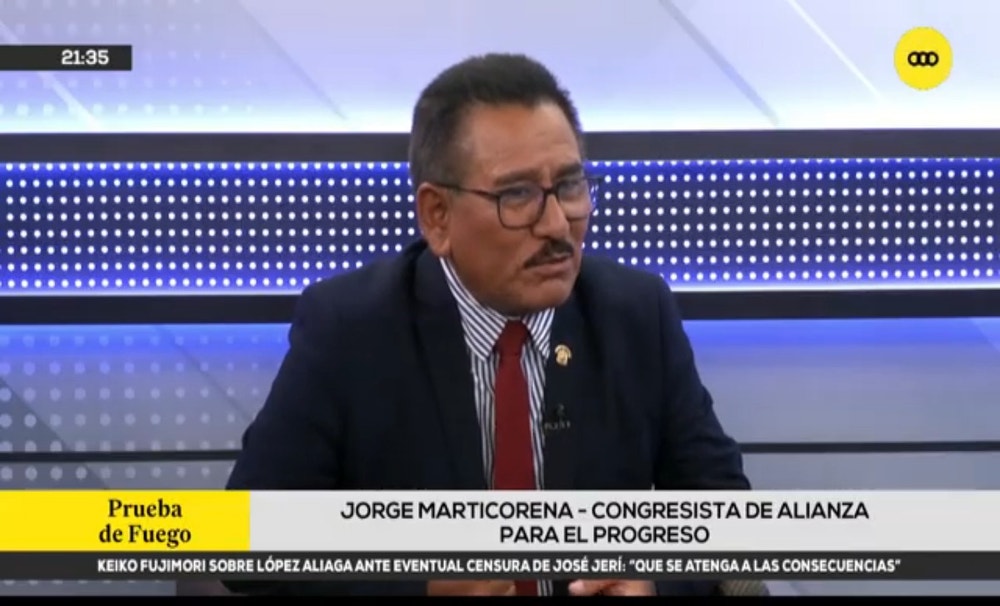Alianza Para el Progreso respaldará censura contra el presidente José Jerí