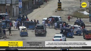 Callao: dos policías resultaron heridos tras ser atacados a balazos por presuntos extorsionadores