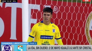 'Blooper' y gol de Cristal: arquero de 2 de Mayo, de ser héroe ante Alianza a fallar en empate final [VIDEO]