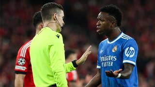 Escándalo en el Benfica vs Real Madrid: árbitro suspendió algunos minutos el partido por posibles insultos racistas contra Vinicius Junior