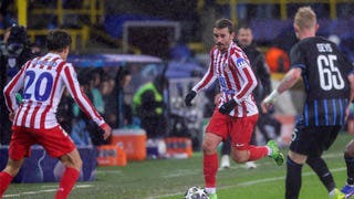 Todo se define en Madrid: Atlético empató 3-3 con Brujas en Bélgica por la ida de playoffs de la Champions League