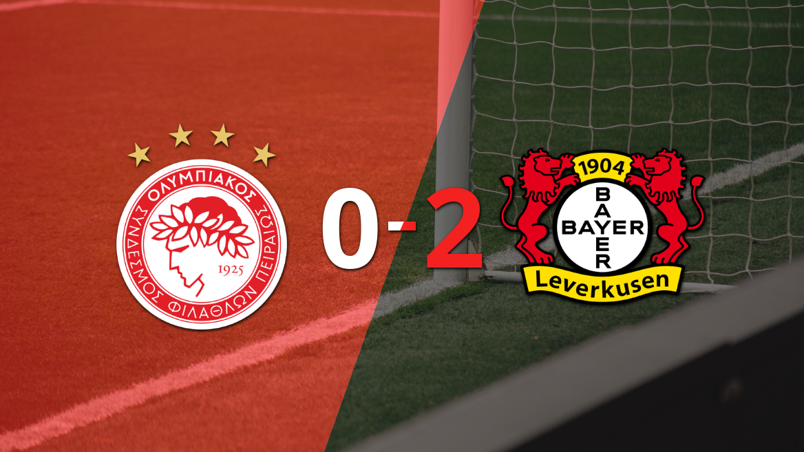 Champions League: Bayer Leverkusen le ganó 2-0 en la ida a Olympiacos
