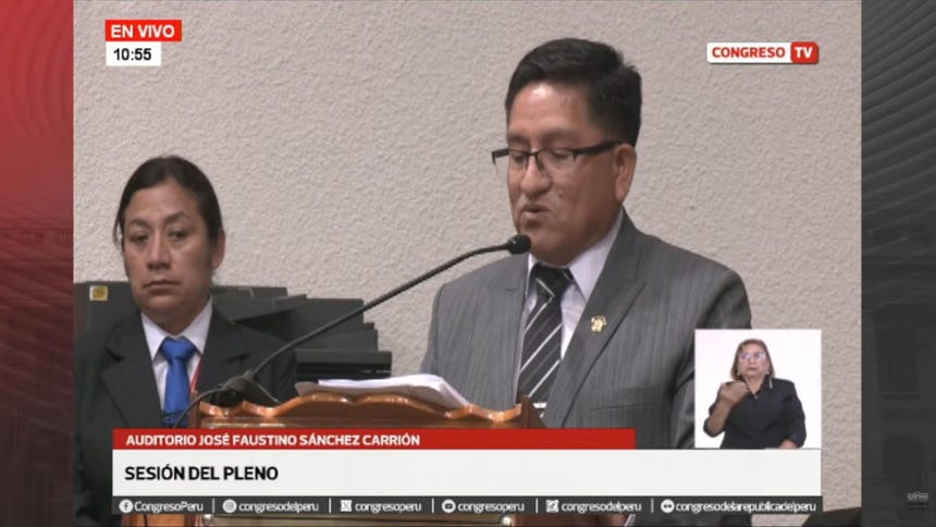 Elecciones 2026: congresista Elías Varas habría vulnerado principio de neutralidad al respaldar a Roberto Sánchez en el Pleno extraordinario según JEE