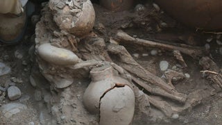 Impresionante hallazgo: encuentran restos arqueológicos durante obras de gas natural en San Isidro [FOTOS]