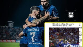 Prensa paraguaya lamentó empate de 2 de Mayo: 