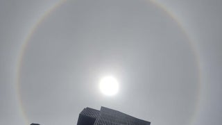 Halo solar sorprende a limeños: ¿qué es y cómo se origina este fenómeno? [GALERÍA]