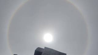 Halo solar sorprende a limeños: ¿qué es y cómo se origina este fenómeno? [GALERÍA]