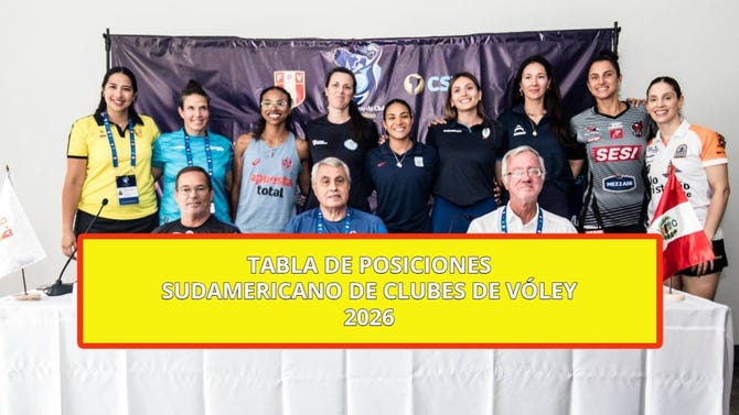 Tabla de posiciones del Sudamericano de Clubes de Vóley: así van los equipos en la fase de grupos del torneo