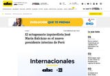 ABC de Paraguay: “El octogenario izquierdista José María Balcázar es el nuevo presidente interino de Perú. Balcázar, de 83 años, fue el más votado por el hemiciclo peruano para ocupar la vacante dejada por Jerí como presidente del Congreso, lo que automáticamente le convierte en presidente interino de Perú ante la ausencia de autoridades electas por voto popular, luego de las destituciones de Pedro Castillo (2021-2022) y Dina Boluarte (2022-2025)”.