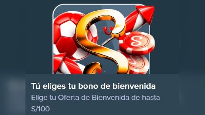 Los bonos de Stake disponibles para los jugadores peruanos son: S/50 para apostar online o 50 free spins para jugar en las tragamonedas gratis. | Fuente: stake.pe