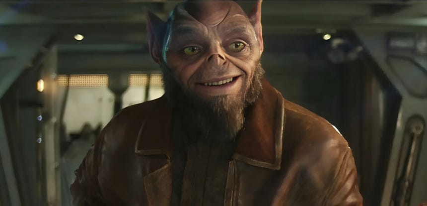 En 2023, Zeb hizo su debut en acción real en la tercera temporada de 'The Mandalorian' (Capítulo 21), donde aparece como piloto de la Flota de Defensa de la Nueva República estacionado en la base de Adelphi.