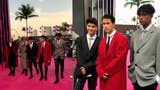 Con Alejandro Aramburú, Santos Bravos se luce en la alfombra roja en Premio Lo Nuestro 2026 [VIDEO]